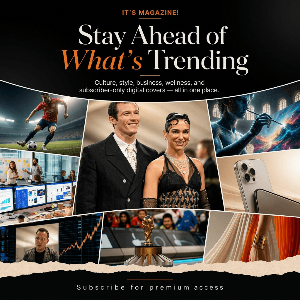Digital magazine that will encapsulates multiple industries with the structure leading to a full media company