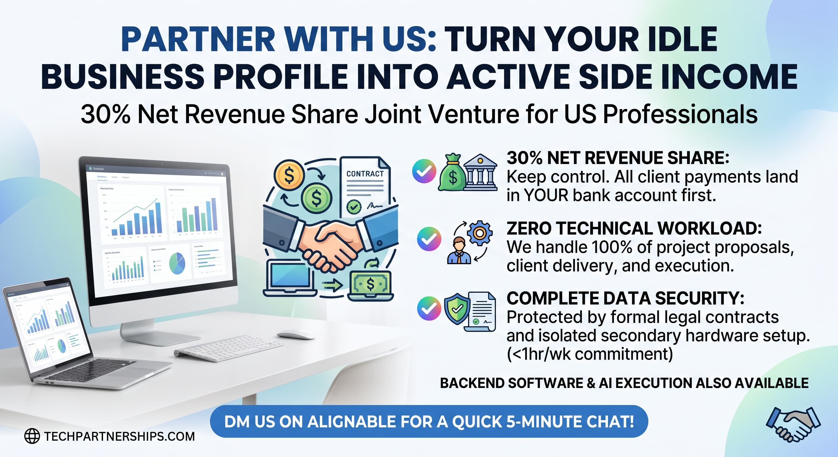 Tech Partnership: Turn Idle Business Accounts into Passive Income